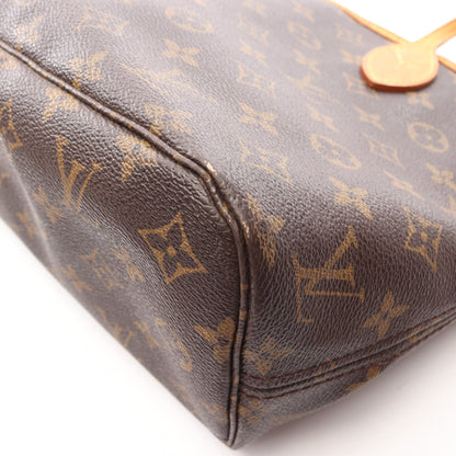 ネヴァーフルPM モノグラム ハンドバッグ トートバッグ PVC レザー ブラウン ルイヴィトン バッグ LOUIS VUITTON