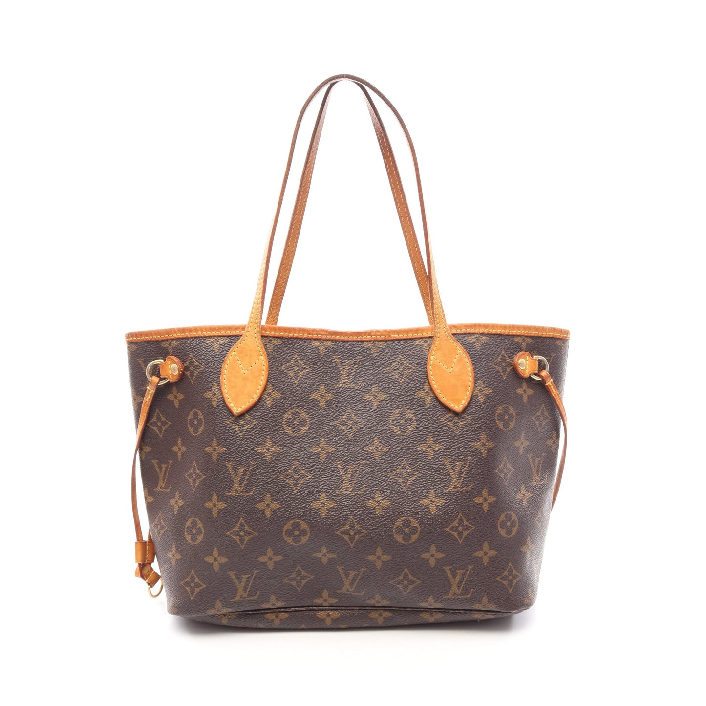 ネヴァーフルPM モノグラム ハンドバッグ トートバッグ PVC レザー ブラウン ルイヴィトン バッグ LOUIS VUITTON