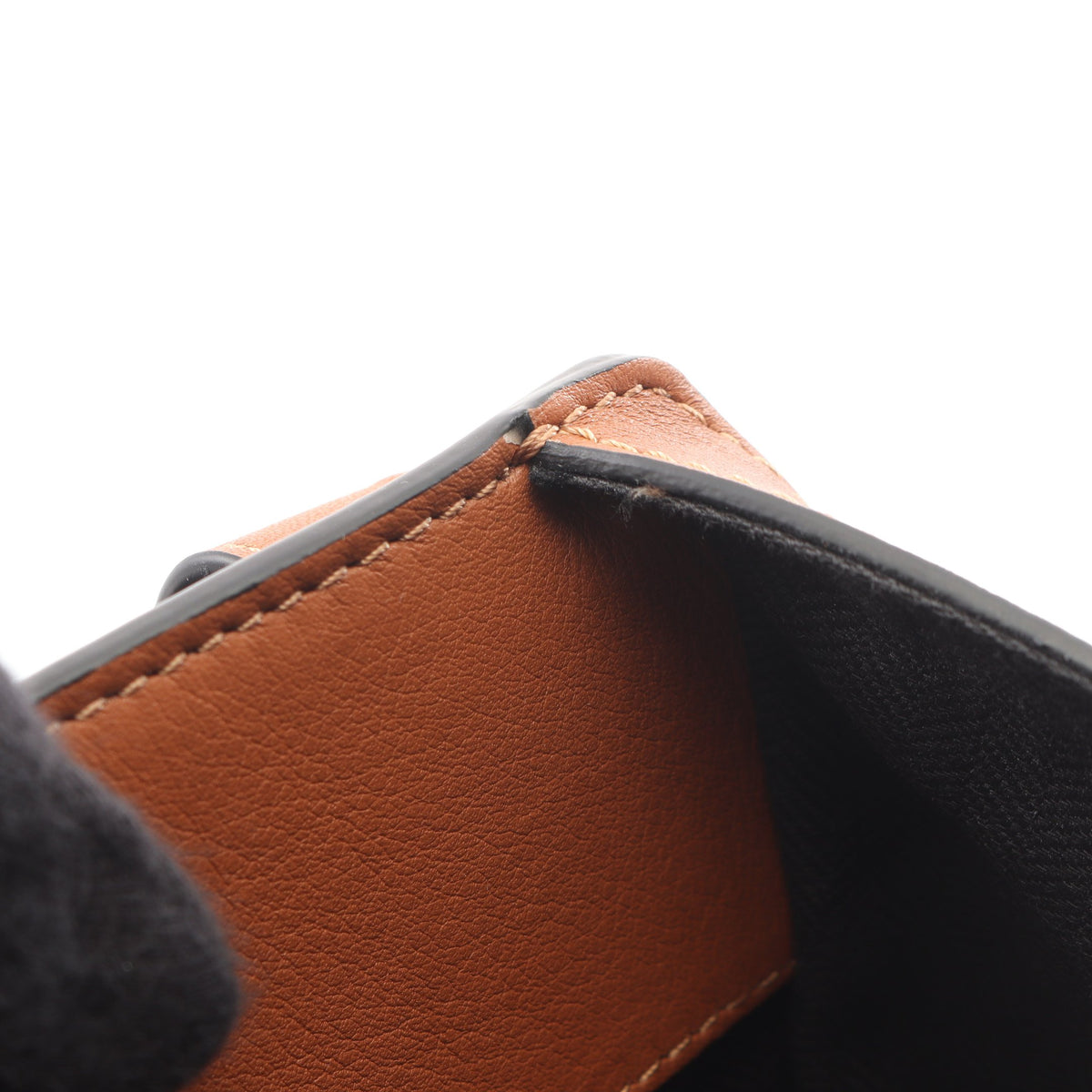 ハンモックバッグ コンパクト 2WAY ハンドバッグ レザー ブラウン ロエベ バッグ LOEWE