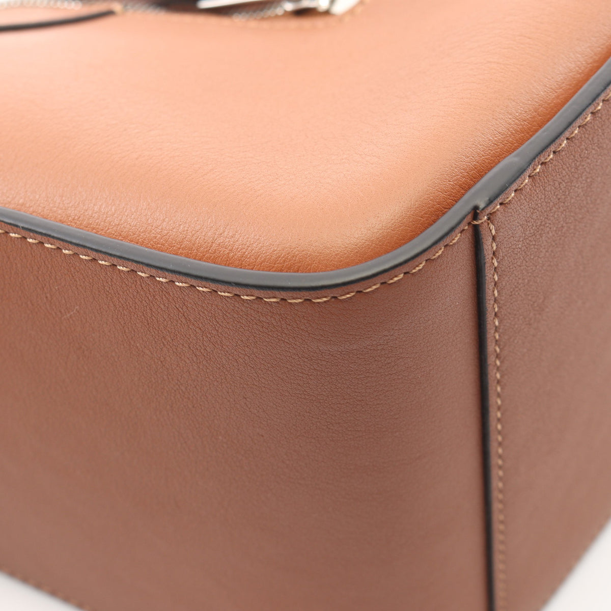 ハンモックバッグ コンパクト 2WAY ハンドバッグ レザー ブラウン ロエベ バッグ LOEWE