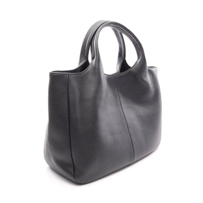 ALH SHOPPING PICCOLA ハンドバッグ トートバッグ レザー ブラック トッズ