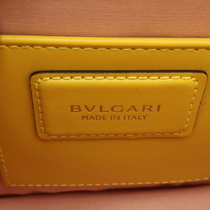 セルペンティ フォーエバー スモール チェーンショルダーバッグ レザー イエロー ブルガリ バッグ BVLGARI