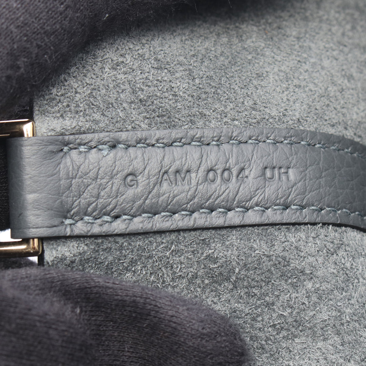 ピコタンロックPM グリミスティ ハンドバッグ トリヨンクレマンス ダークグレー ゴールド金具 G刻印 エルメス バッグ HERMES