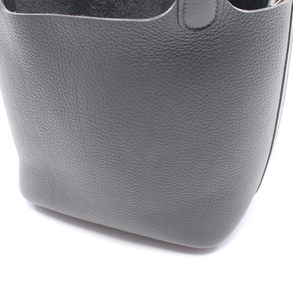 ピコタンロックPM グリミスティ ハンドバッグ トリヨンクレマンス ダークグレー ゴールド金具 G刻印 エルメス バッグ HERMES