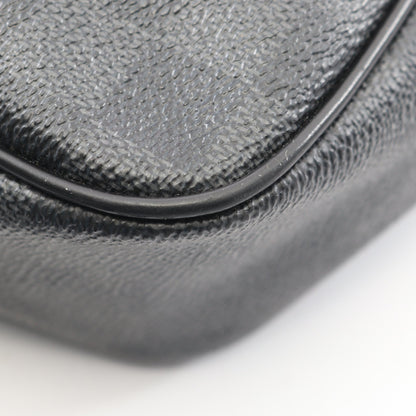 ダニエルMM ダミエグラフィット ショルダーバッグ PVC レザー ブラック ルイヴィトン バッグ LOUIS VUITTON