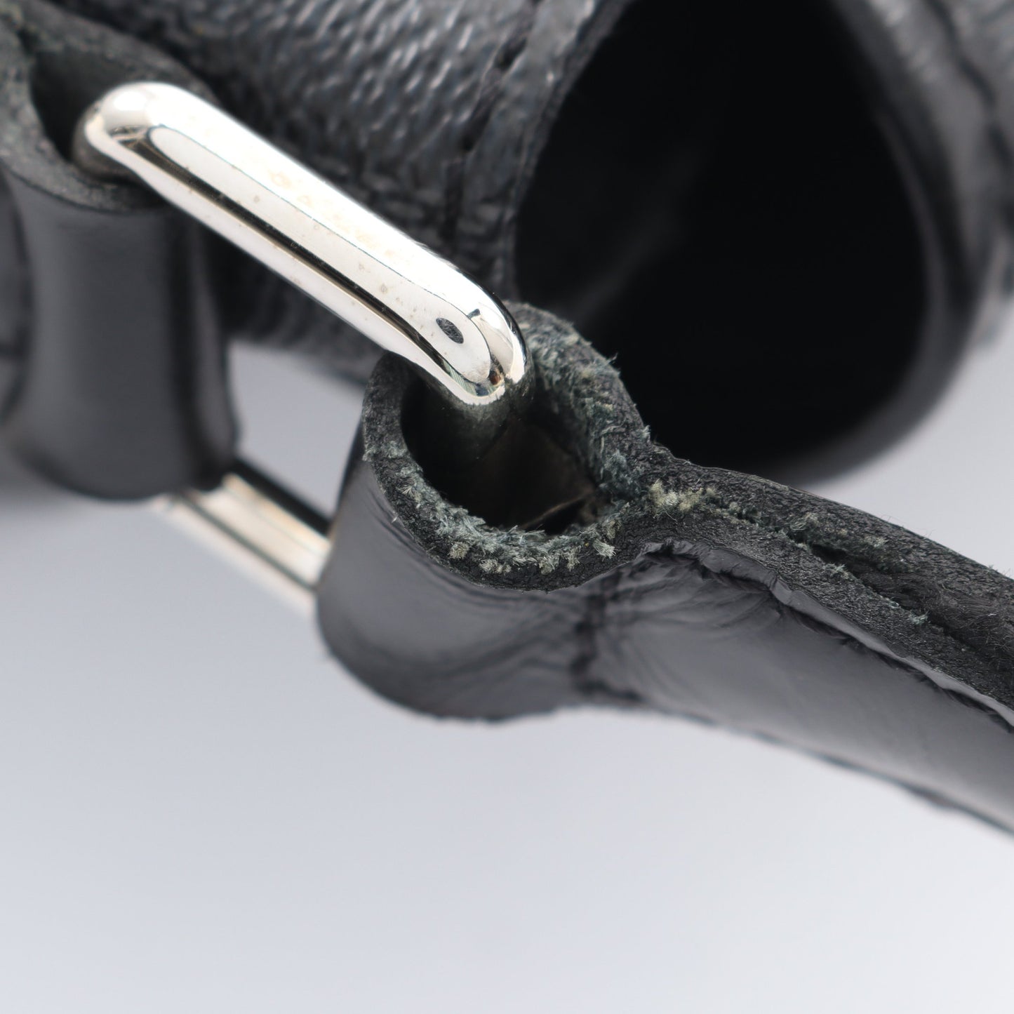 ダニエルMM ダミエグラフィット ショルダーバッグ PVC レザー ブラック ルイヴィトン バッグ LOUIS VUITTON