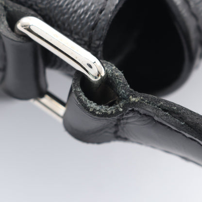 ダニエルMM ダミエグラフィット ショルダーバッグ PVC レザー ブラック ルイヴィトン バッグ LOUIS VUITTON