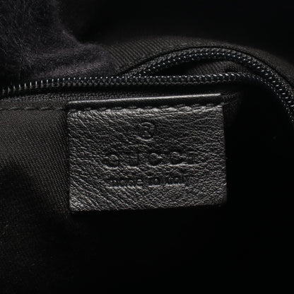 アビー GGキャンバス ショルダーバッグ キャンバス レザー ブラック グッチ バッグ GUCCI