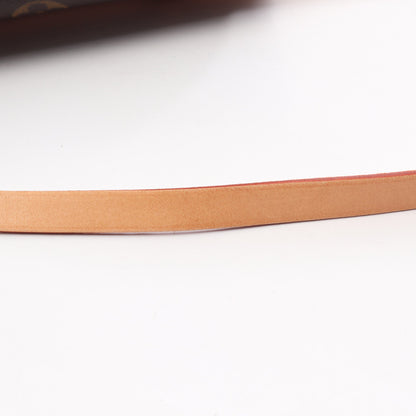 ポシェットフロランティーヌ モノグラム ブトンプレッション(S)付き ボディバッグ ウエストバッグ PVC レザー ブラウン ルイヴィトン