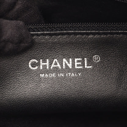ココマーク チェーンショルダーバッグ チェーントートバッグ レザー ブラック シルバー金具 シャネル