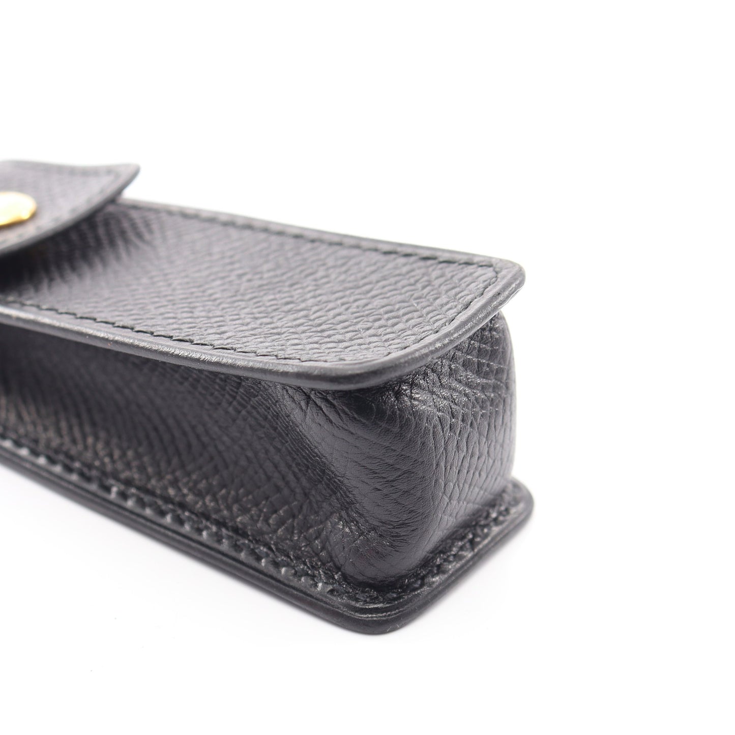 リップスティックケース 小物 クシュベル ブラック ゴールド金具 エルメス