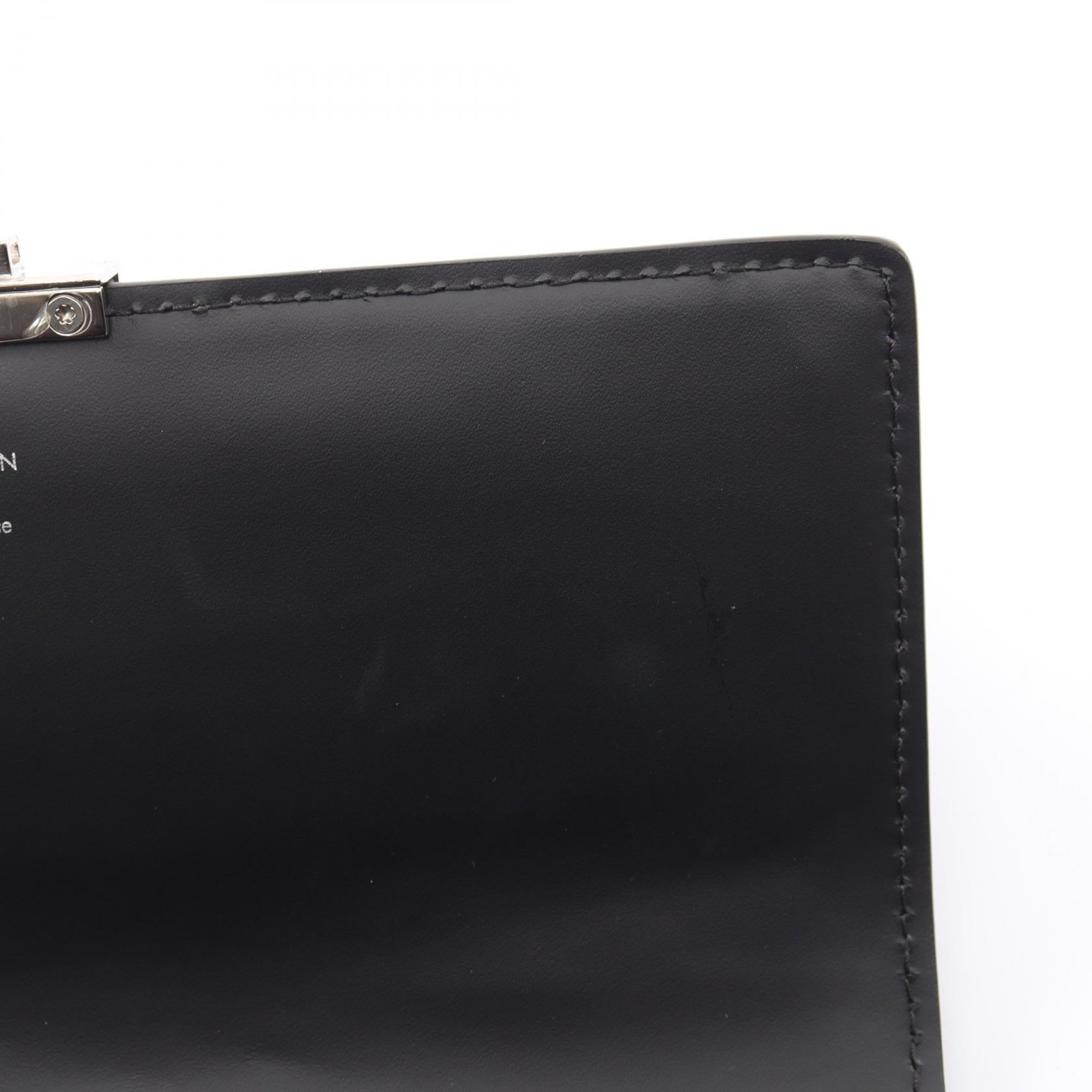 ポシェットテムズ エピ ノワール セカンドバッグ クラッチバッグ レザー ブラック ルイヴィトン バッグ LOUIS VUITTON