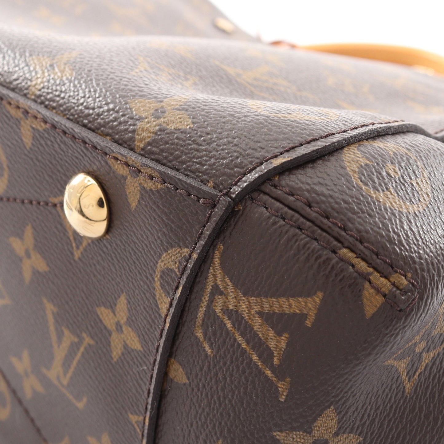 モンテーニュGM モノグラム ハンドバッグ トートバッグ PVC レザー ブラウン ルイヴィトン バッグ LOUIS VUITTON