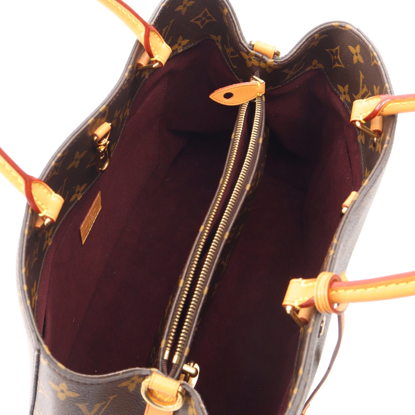 モンテーニュGM モノグラム ハンドバッグ トートバッグ PVC レザー ブラウン ルイヴィトン バッグ LOUIS VUITTON