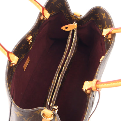 モンテーニュGM モノグラム ハンドバッグ トートバッグ PVC レザー ブラウン ルイヴィトン バッグ LOUIS VUITTON