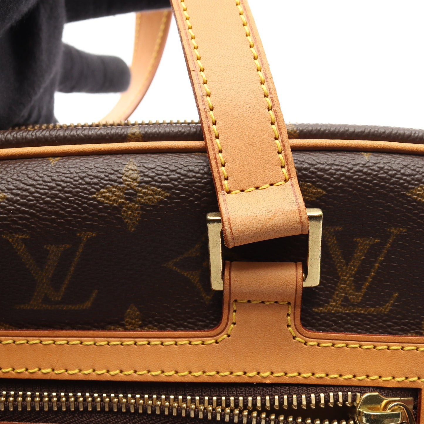 シテGM モノグラム ショルダーバッグ PVC レザー ブラウン ルイヴィトン バッグ LOUIS VUITTON