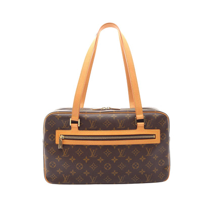 シテGM モノグラム ショルダーバッグ PVC レザー ブラウン ルイヴィトン バッグ LOUIS VUITTON