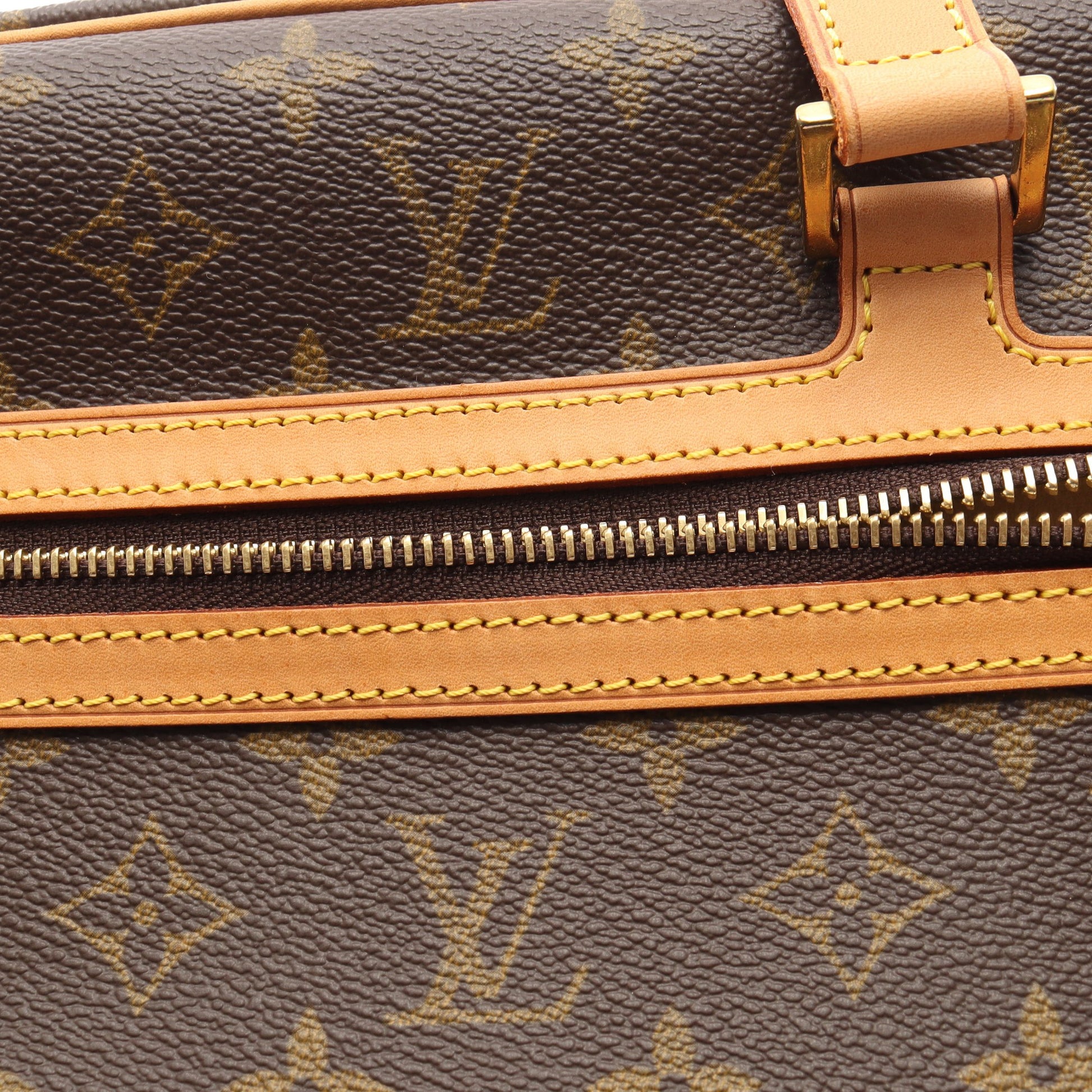 シテGM モノグラム ショルダーバッグ PVC レザー ブラウン ルイヴィトン バッグ LOUIS VUITTON