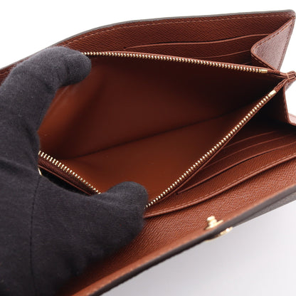 ポルトフォイユ サラ モノグラム 二つ折り長財布 PVC ブラウン ルイヴィトン