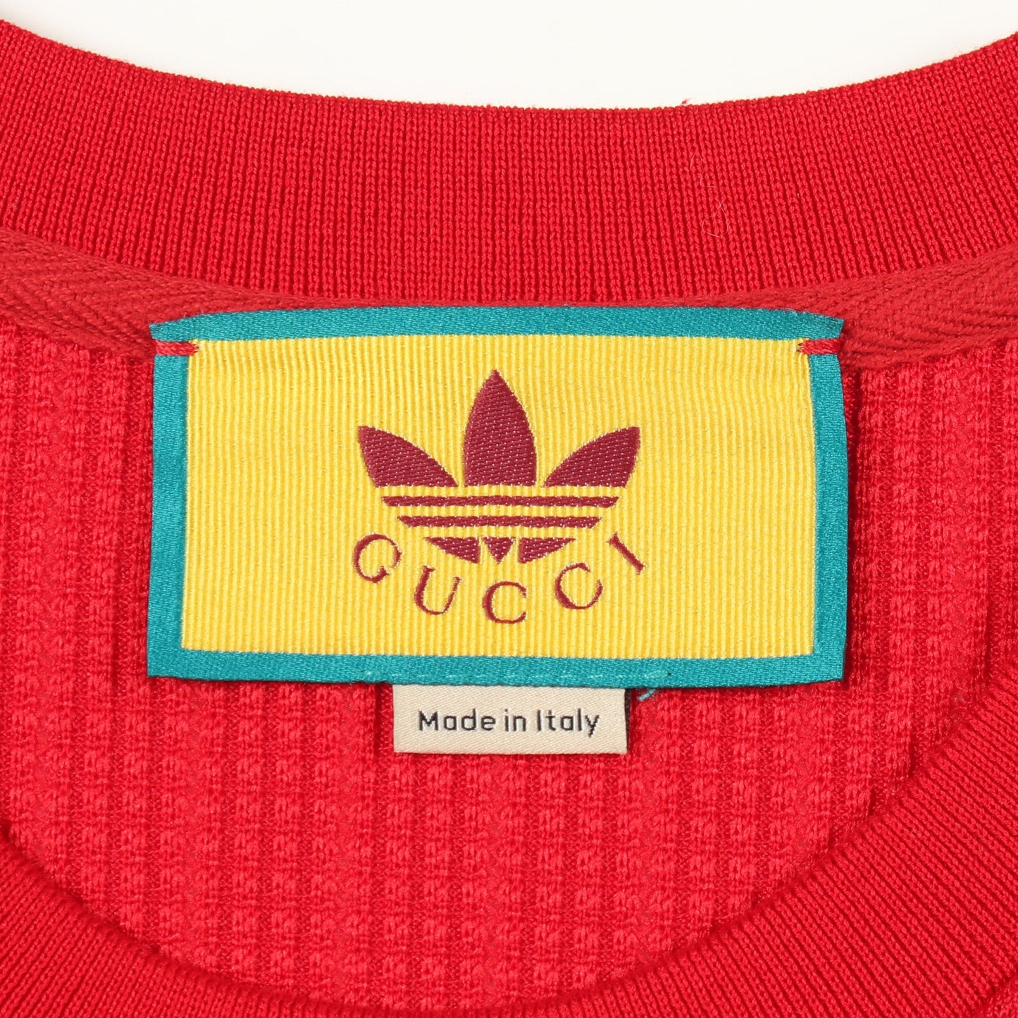 GUCCI × adidas 半袖 カットソー レッド グリーン グッチ