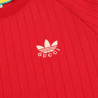 GUCCI × adidas 半袖 カットソー レッド グリーン グッチ
