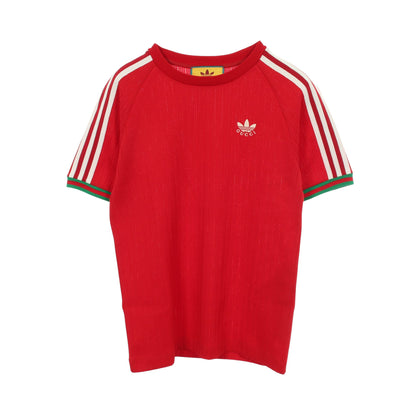 GUCCI × adidas 半袖 カットソー レッド グリーン グッチ