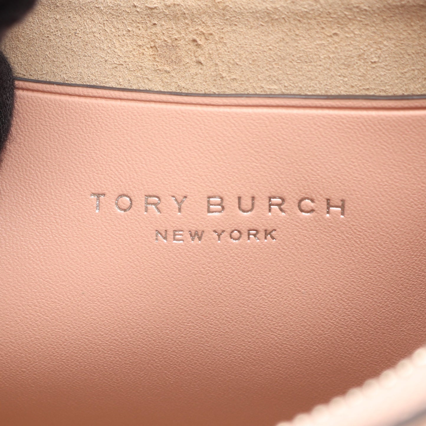 THEA EMBOSSED CONVERTIBLE CROSSBODY クロコ型押し 2WAY ショルダーバッグ レザー ピンク トリーバーチ