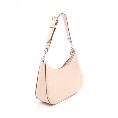 THEA EMBOSSED CONVERTIBLE CROSSBODY クロコ型押し 2WAY ショルダーバッグ レザー ピンク トリーバーチ