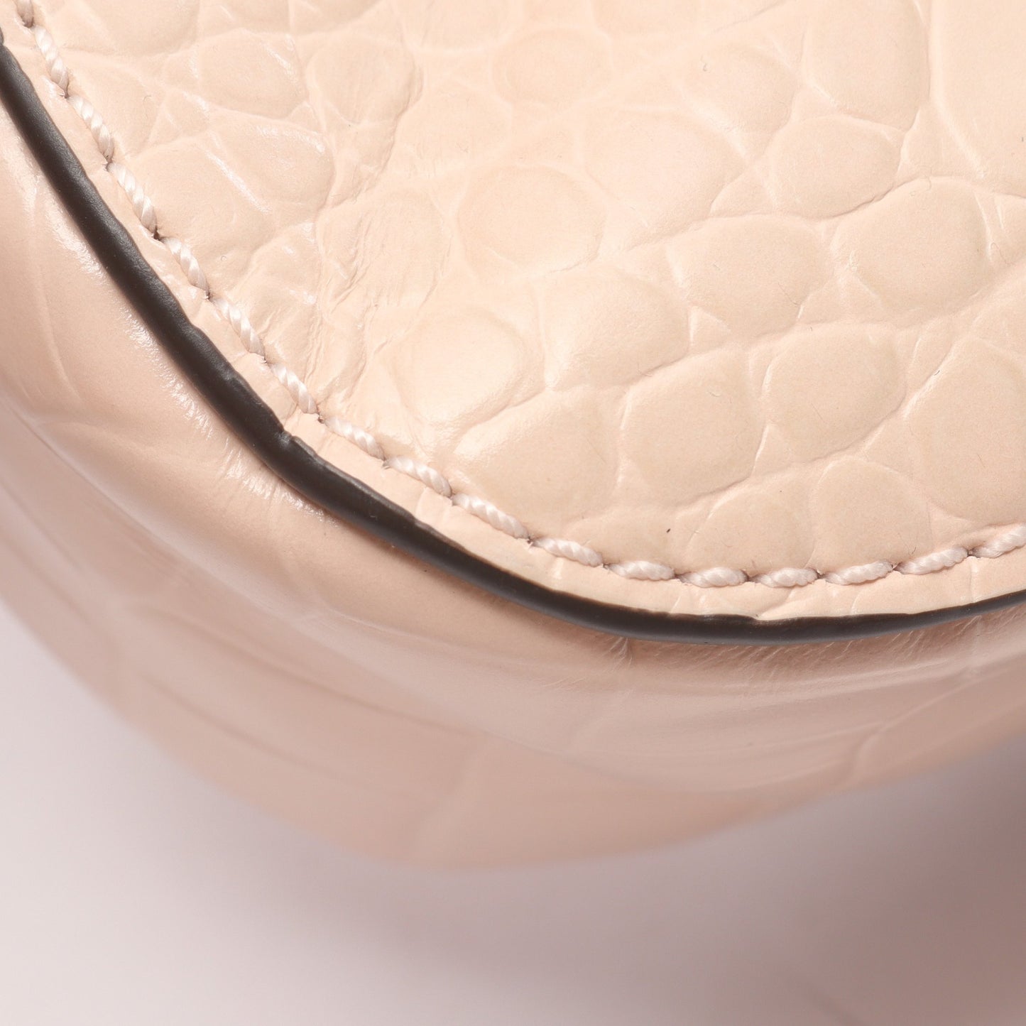 THEA EMBOSSED CONVERTIBLE CROSSBODY クロコ型押し 2WAY ショルダーバッグ レザー ピンク トリーバーチ