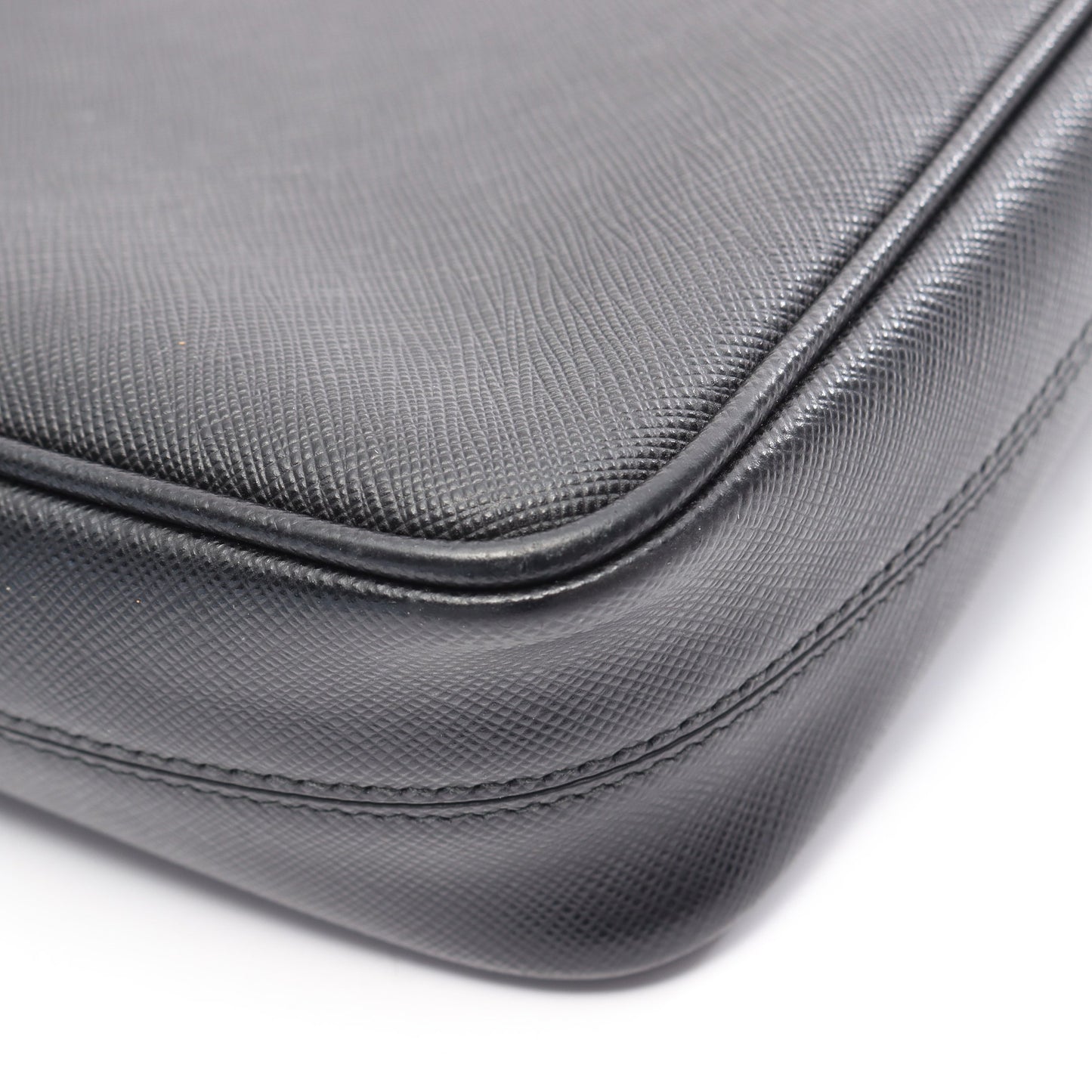 SAFFIANO TRAVEL ショルダーバッグ サフィアーノレザー ブラック プラダ
