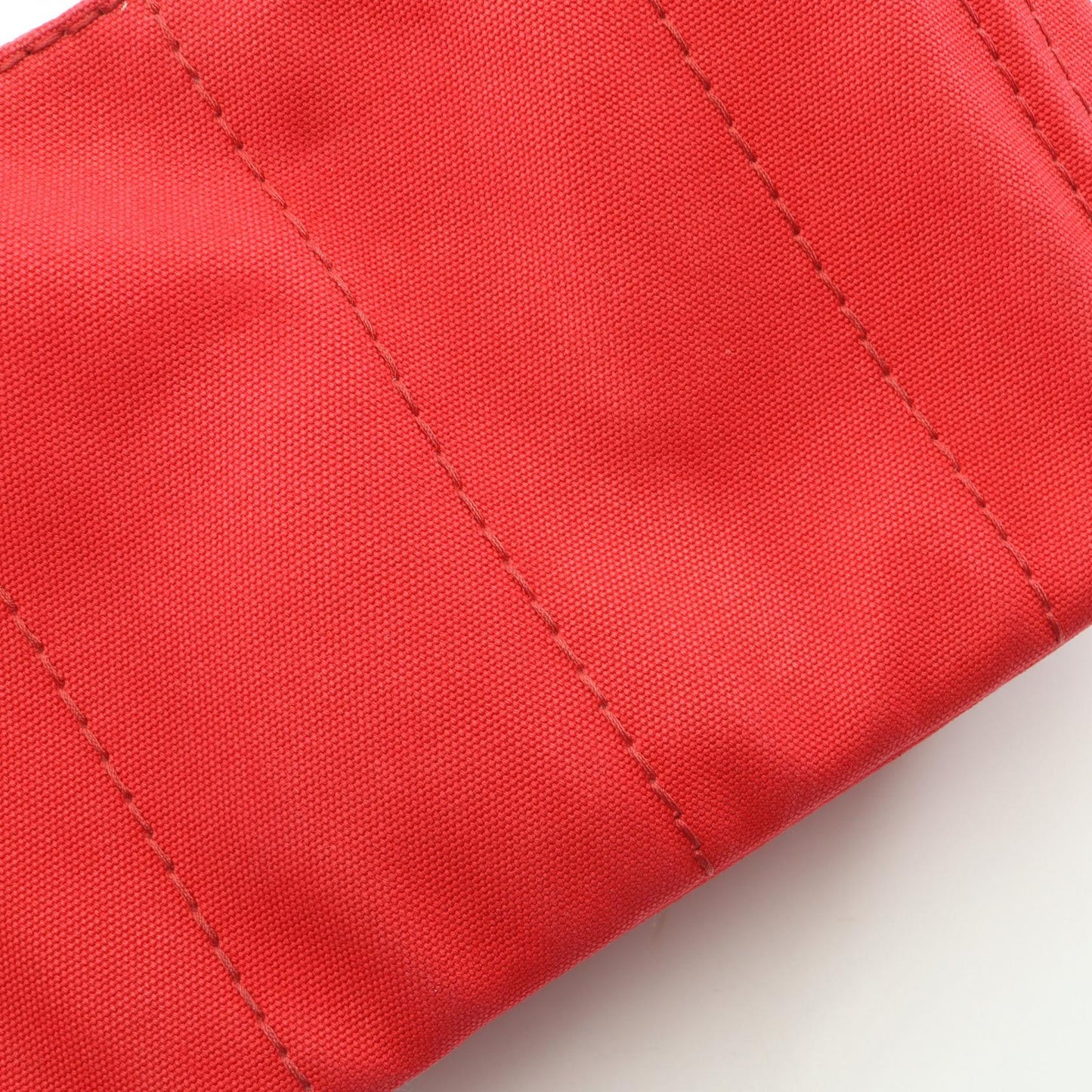 CANAPA カナパ 2WAY ハンドバッグ トートバッグ キャンバス レッド プラダ