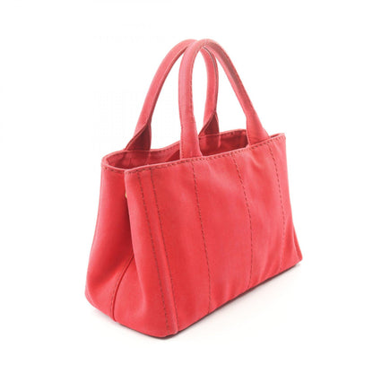 CANAPA カナパ 2WAY ハンドバッグ トートバッグ キャンバス レッド プラダ