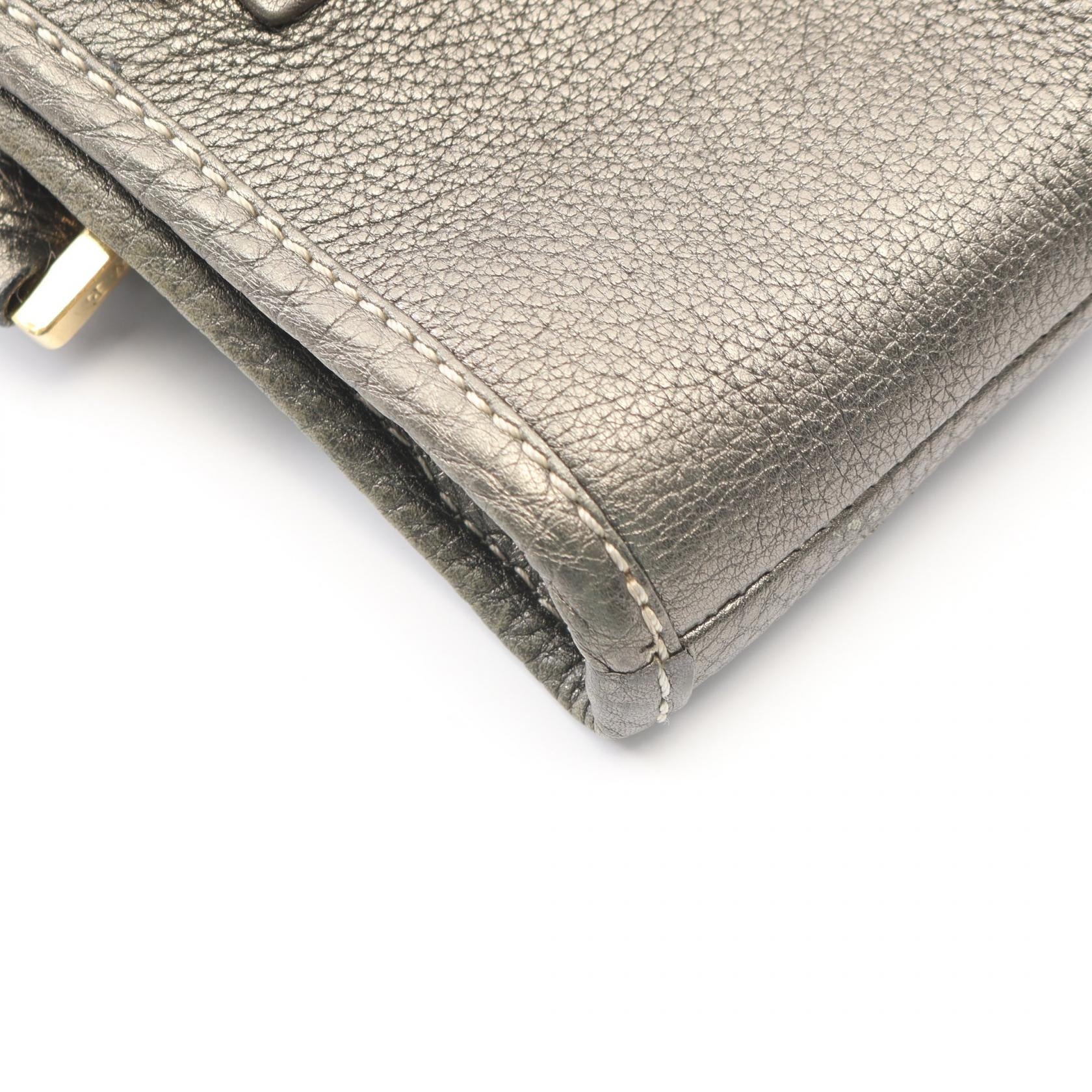 アマソナ フスタ ハンドバッグ レザー グレー ロエベ バッグ LOEWE