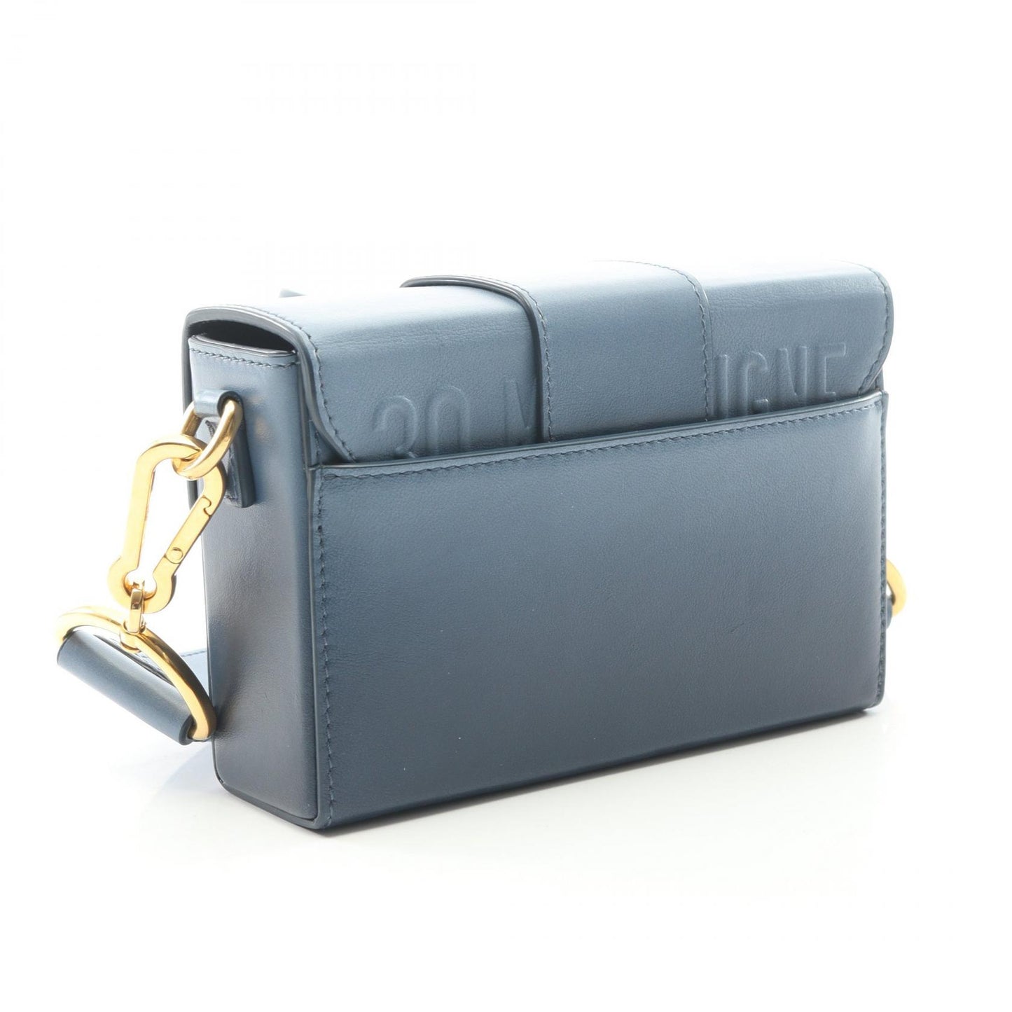 30 MONTAIGNE モンテーニュ ボックス グラデーション ショルダーバッグ レザー ブルー クリスチャンディオール