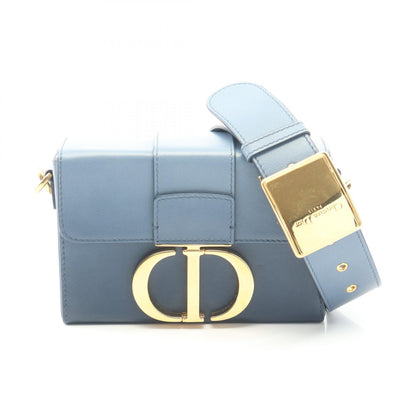 30 MONTAIGNE モンテーニュ ボックス グラデーション ショルダーバッグ レザー ブルー クリスチャンディオール