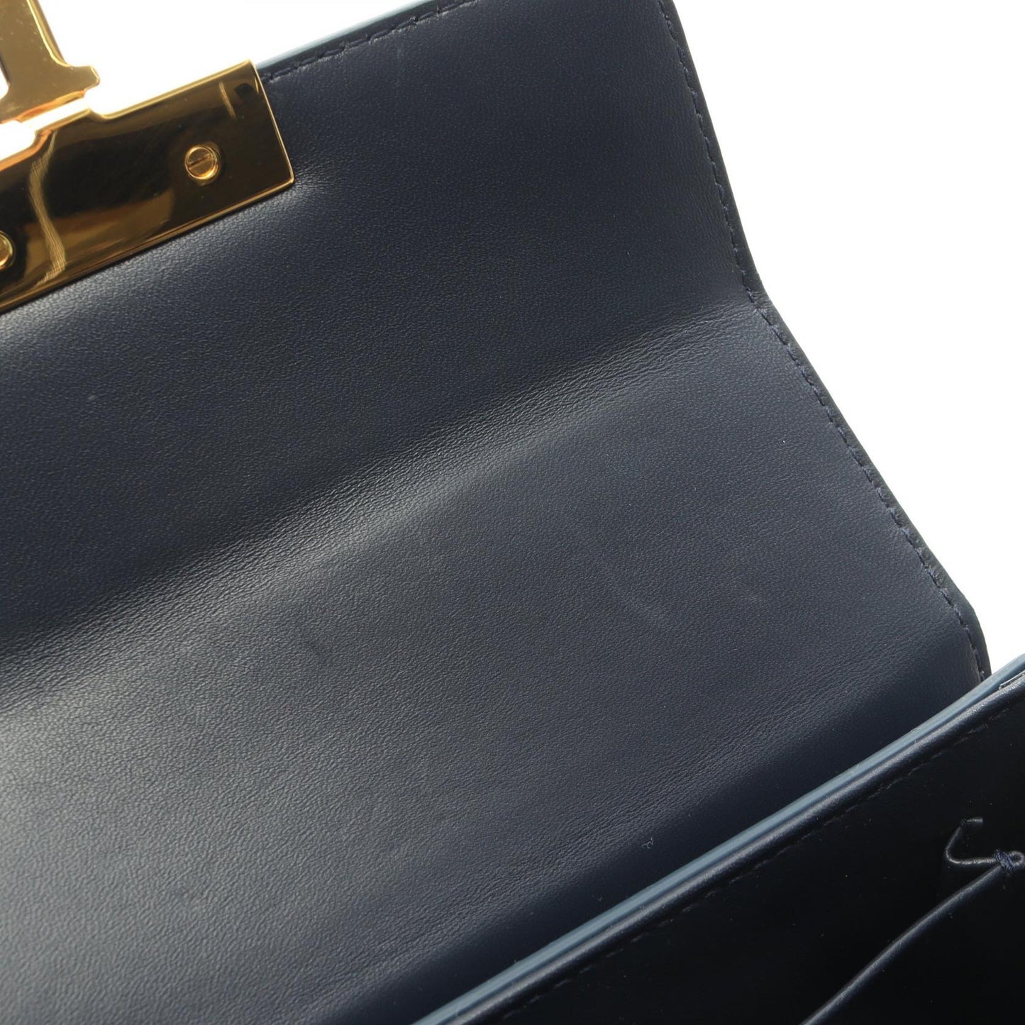 30 MONTAIGNE モンテーニュ ボックス グラデーション ショルダーバッグ レザー ブルー クリスチャンディオール