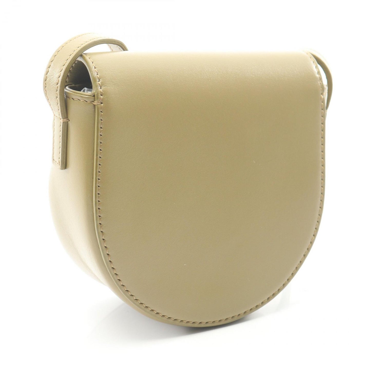 ミニ ブザス キュイル トリオンフ ショルダーバッグ レザー カーキグリーン セリーヌ バッグ CELINE