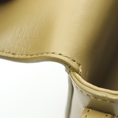 ミニ ブザス キュイル トリオンフ ショルダーバッグ レザー カーキグリーン セリーヌ バッグ CELINE
