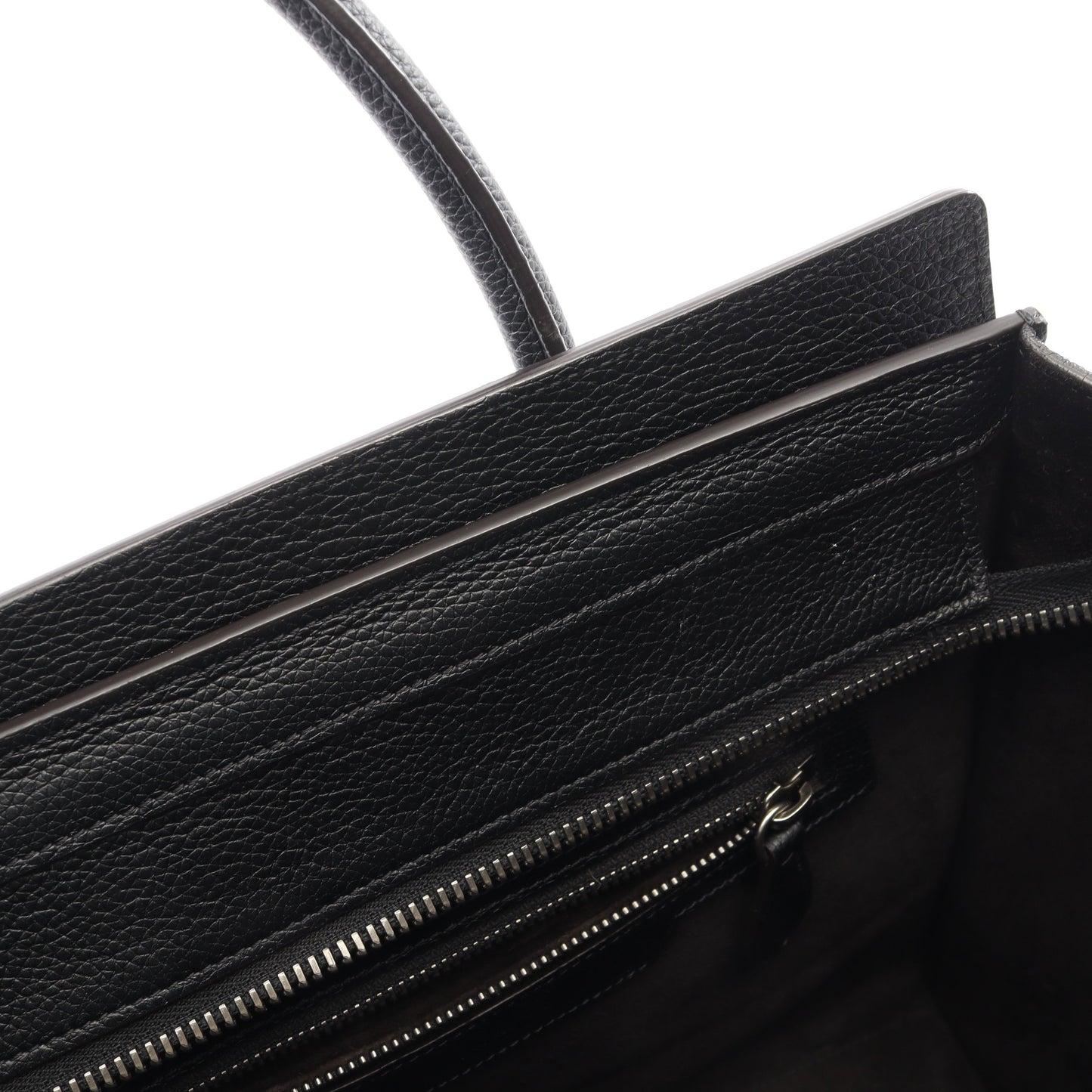ラゲージ マイクロ ショッパー ハンドバッグ レザー ブラック セリーヌ バッグ CELINE