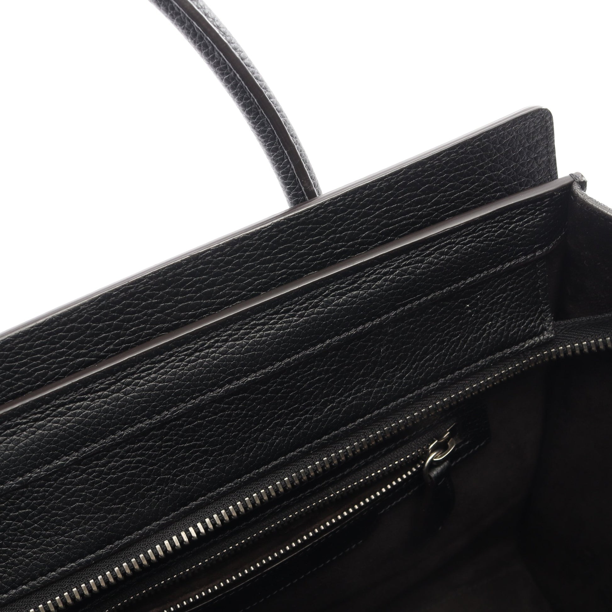 ラゲージ マイクロ ショッパー ハンドバッグ レザー ブラック セリーヌ バッグ CELINE