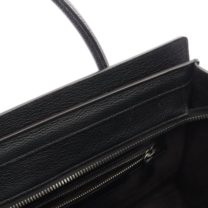 ラゲージ マイクロ ショッパー ハンドバッグ レザー ブラック セリーヌ バッグ CELINE