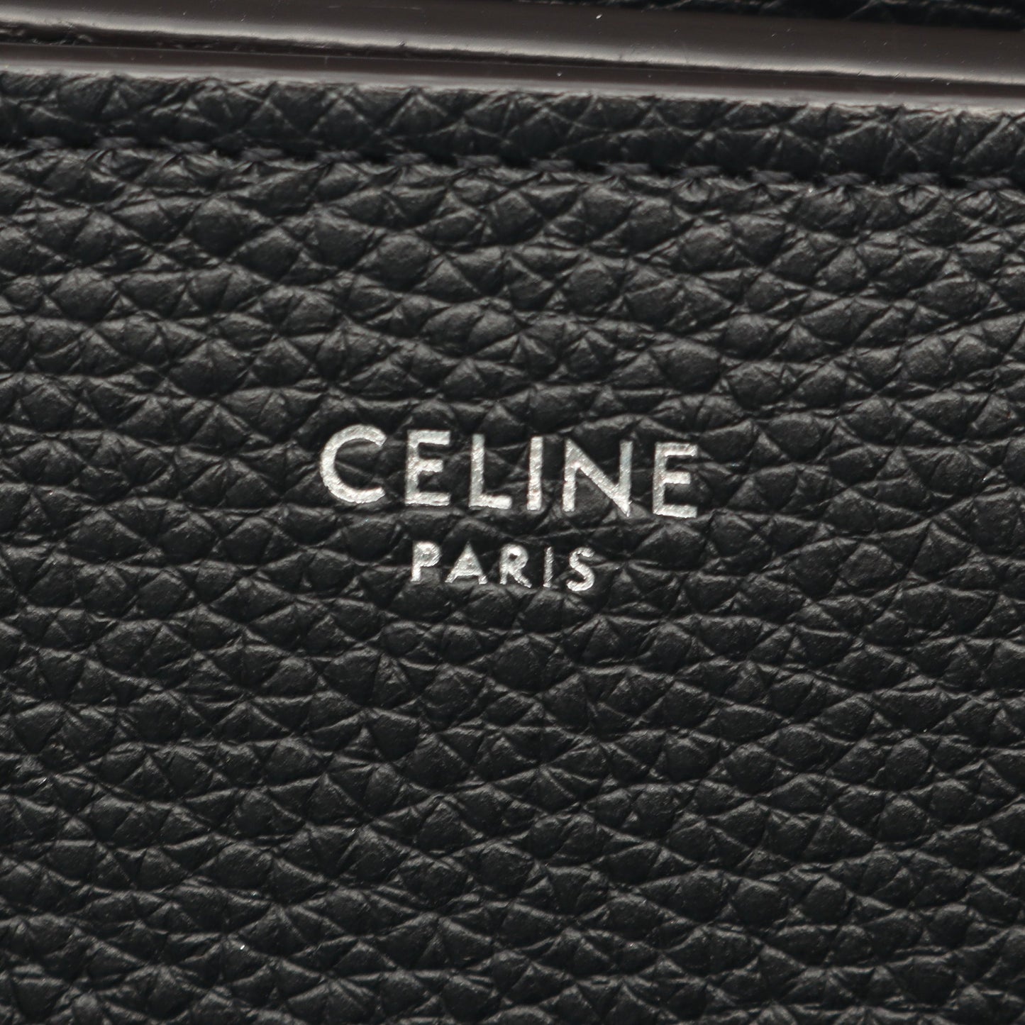 ラゲージ マイクロ ショッパー ハンドバッグ レザー ブラック セリーヌ バッグ CELINE