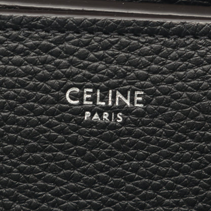 ラゲージ マイクロ ショッパー ハンドバッグ レザー ブラック セリーヌ バッグ CELINE