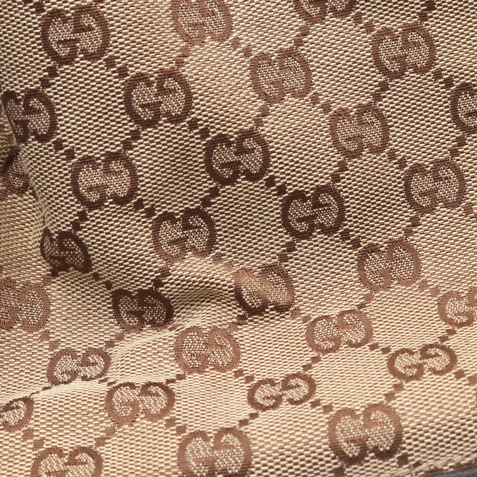 GGキャンバス ハンドバッグ トートバッグ キャンバス レザー ベージュ ダークブラウン グッチ バッグ GUCCI