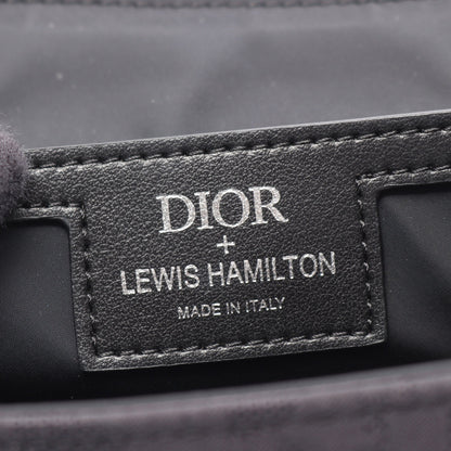 Christian Dior × LEWIS HAMILTON ヒット ザ ロード メッセンジャーバッグ 2WAY ショルダーバッグ キャンバス レザー ブラック マルチカラー クリスチャンディオール