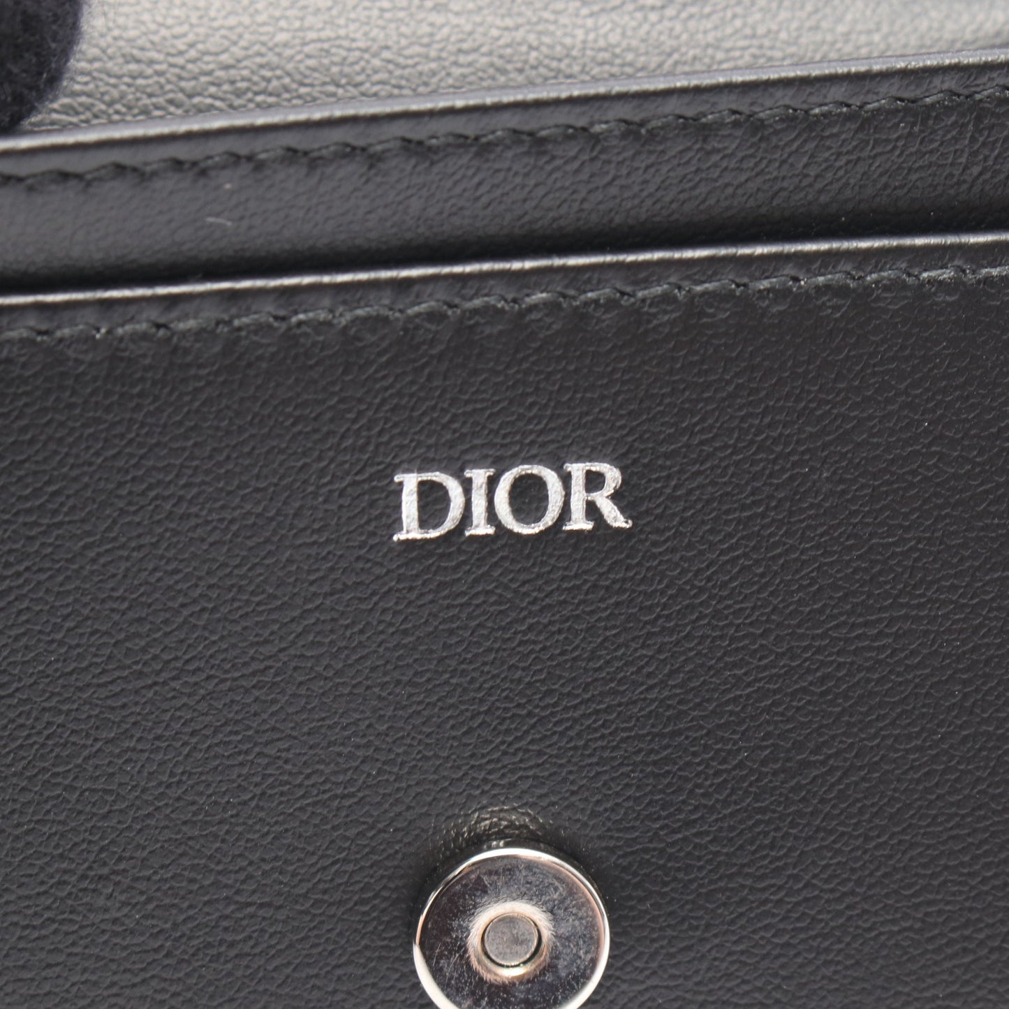 オブリーク パンチング カードケース 名刺入れ レザー ブラック クリスチャンディオール 財布・小物 Christian Dior