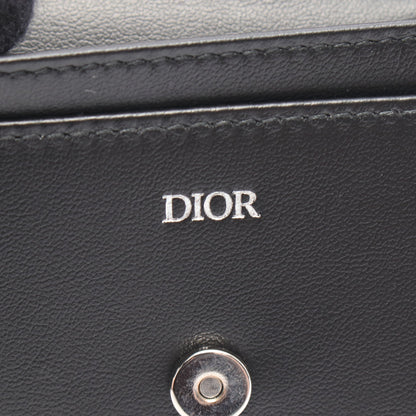 オブリーク パンチング カードケース 名刺入れ レザー ブラック クリスチャンディオール 財布・小物 Christian Dior