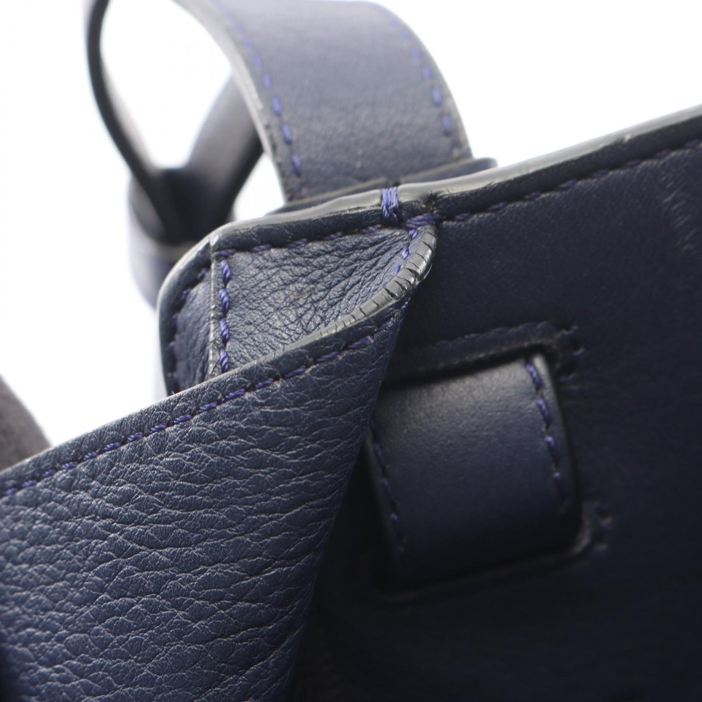HAMMOCK SMALL ハンモック スモール 2WAY ハンドバッグ レザー ネイビー ロエベ
