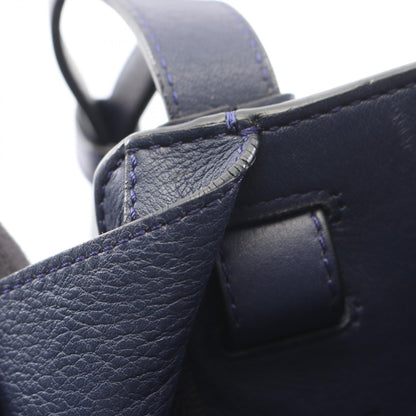 HAMMOCK SMALL ハンモック スモール 2WAY ハンドバッグ レザー ネイビー ロエベ