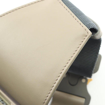 SADDLE サドル メッシュ ボディバッグ ナイロン レザー ラバー グレー ベージュ クリスチャンディオール